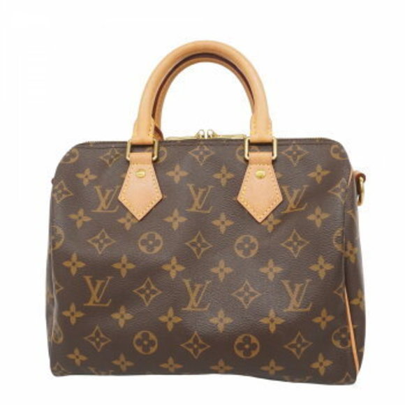 Louis Vuitton Monogram Speedy Bandouliere Handbag Brown - Picture 1 of 9